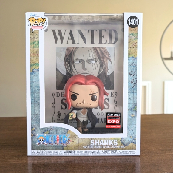 Funko Pop Shanks Wanted Poster One Piece C2E2 Expo Limited Edition - Picture 1 of 7
